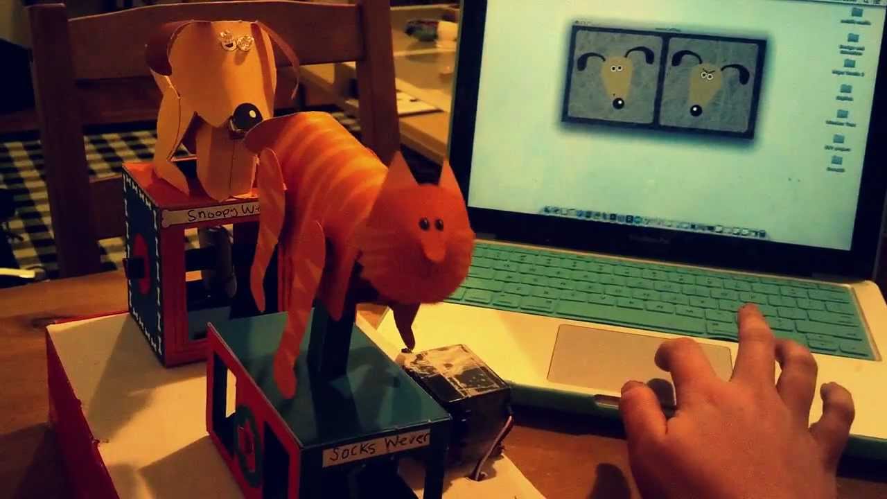 First automata controlled with Processing