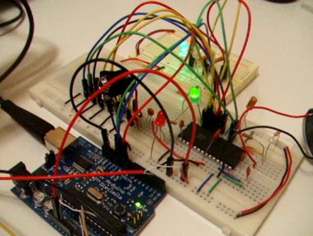 IR sensor + Arduino + Winbond