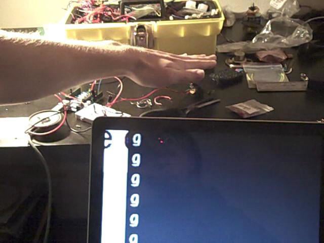 Theremin IR Sensor Try